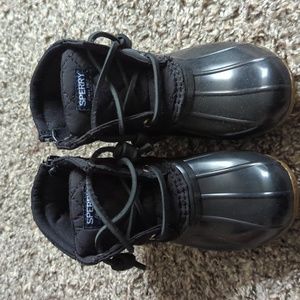 Sperry Salt water Boots/ Black